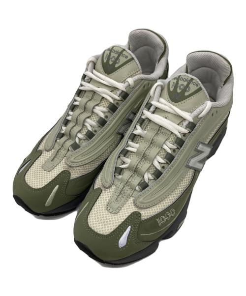 NEW BALANCE（ニューバランス）NEW BALANCE (ニューバランス) ローカットスニーカー/New Balance M1000MEO グリーン×グレー サイズ:27cmの古着・服飾アイテム