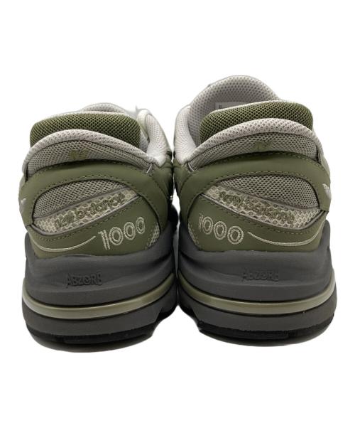 NEW BALANCE（ニューバランス）NEW BALANCE (ニューバランス) ローカットスニーカー/New Balance M1000MEO グリーン×グレー サイズ:27cmの古着・服飾アイテム