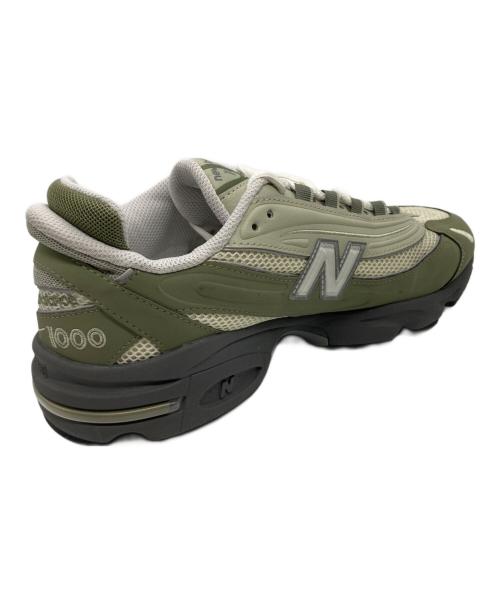NEW BALANCE（ニューバランス）NEW BALANCE (ニューバランス) ローカットスニーカー/New Balance M1000MEO グリーン×グレー サイズ:27cmの古着・服飾アイテム