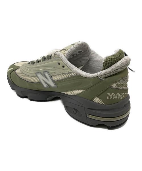 NEW BALANCE（ニューバランス）NEW BALANCE (ニューバランス) ローカットスニーカー/New Balance M1000MEO グリーン×グレー サイズ:27cmの古着・服飾アイテム