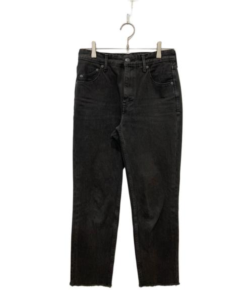 YANUK（ヤヌーク）YANUK (ヤヌーク) 金子綾 (カネコアヤ) ハイライズスリムテーパードパンツ ブラック サイズ:25の古着・服飾アイテム