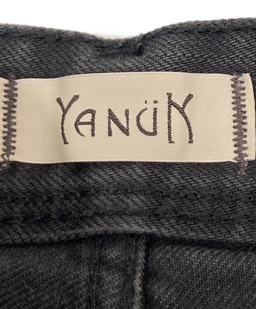 YANUK（ヤヌーク）YANUK (ヤヌーク) 金子綾 (カネコアヤ) ハイライズスリムテーパードパンツ ブラック サイズ:25の古着・服飾アイテム