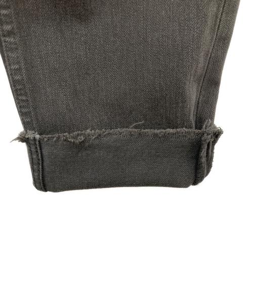 YANUK（ヤヌーク）YANUK (ヤヌーク) 金子綾 (カネコアヤ) ハイライズスリムテーパードパンツ ブラック サイズ:25の古着・服飾アイテム