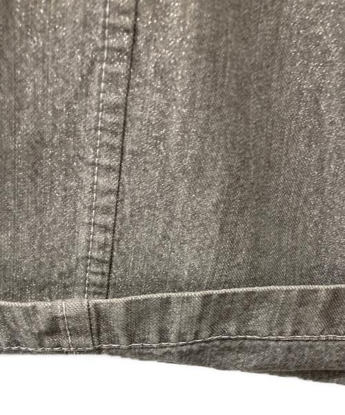 tricot COMME des GARCONS（トリココムデギャルソン）tricot COMME des GARCONS (トリココムデギャルソン) ワイドハーフパンツ グレー×シルバー サイズ:Sの古着・服飾アイテム