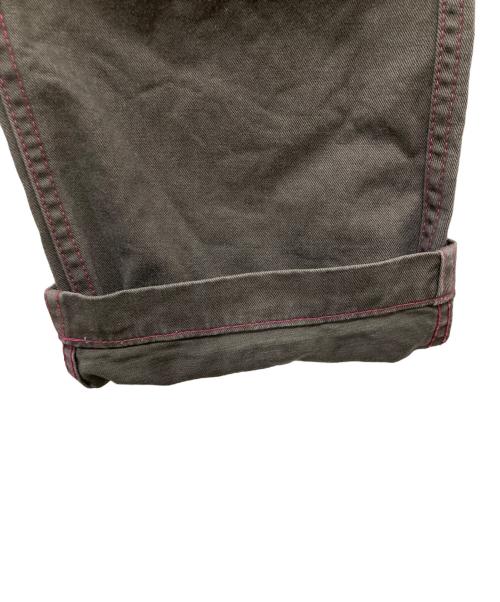 COMME des GARCONS HOMME（コムデギャルソン オム）COMME des GARCONS HOMME (コムデギャルソン オム) ピンクステッチコットンパンツ グレー サイズ:Mの古着・服飾アイテム