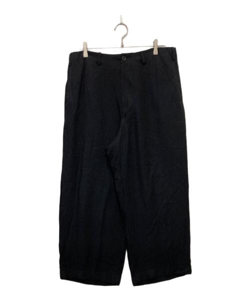 Yohji Yamamoto pour homme（ヨウジヤマモト プールオム）Yohji Yamamoto pour homme (ヨウジヤマモト プールオム) レーヨンパンツ ブラック サイズ:Mの古着・服飾アイテム
