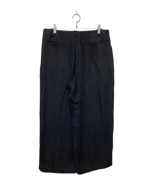 Yohji Yamamoto pour homme（ヨウジヤマモト プールオム）Yohji Yamamoto pour homme (ヨウジヤマモト プールオム) レーヨンパンツ ブラック サイズ:Mの古着・服飾アイテム