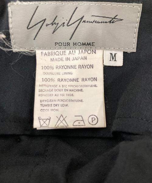 Yohji Yamamoto pour homme（ヨウジヤマモト プールオム）Yohji Yamamoto pour homme (ヨウジヤマモト プールオム) レーヨンパンツ ブラック サイズ:Mの古着・服飾アイテム