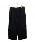 Yohji Yamamoto pour homme（ヨウジヤマモト プールオム）の古着「レーヨンパンツ」｜ブラック