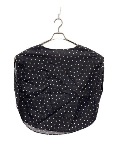 BEARDSLEY（ビアズリー）BEARDSLEY (ビアズリー) リネンコクーンブラウス ブラック サイズ:freeの古着・服飾アイテム