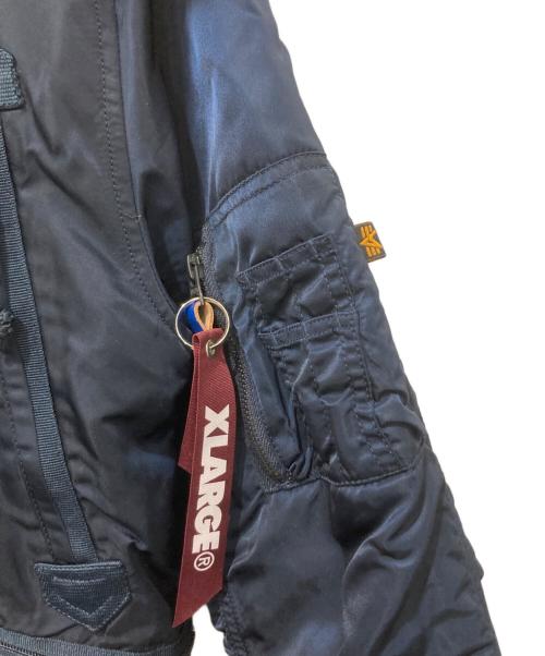 ALPHA（アルファ）ALPHA (アルファ) X-LARGE (エクストララージ) モッズコート ネイビー サイズ:Sの古着・服飾アイテム
