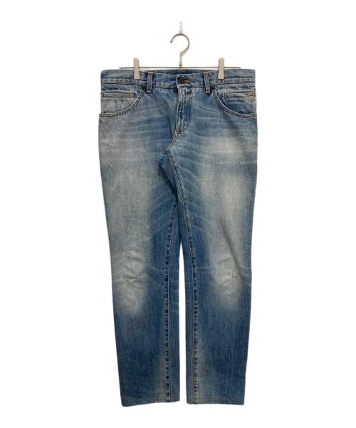DOLCE & GABBANA（ドルチェ＆ガッバーナ）DOLCE & GABBANA (ドルチェ＆ガッバーナ) デニムパンツ インディゴ サイズ:48の古着・服飾アイテム