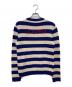 GUCCI (グッチ) タイガーヘッドボーダーニット ベージュ×ネイビー サイズ:XS：20000円