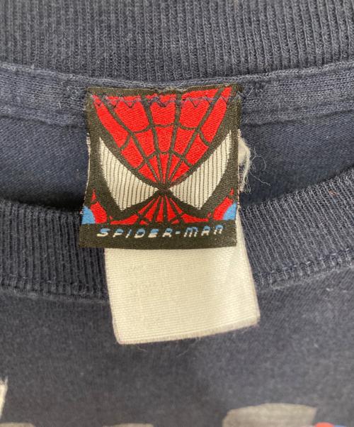 SPIDER-MAN（スパイダーマン）SPIDER-MAN (スパイダーマン) プリントTシャツ ネイビー サイズ:-の古着・服飾アイテム