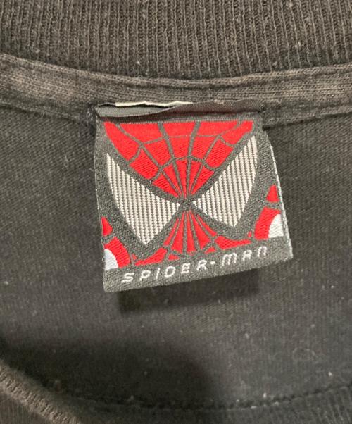 SPIDER-MAN（スパイダーマン）SPIDER-MAN (スパイダーマン) プリントTシャツ/USA製 ブラック サイズ:Sの古着・服飾アイテム