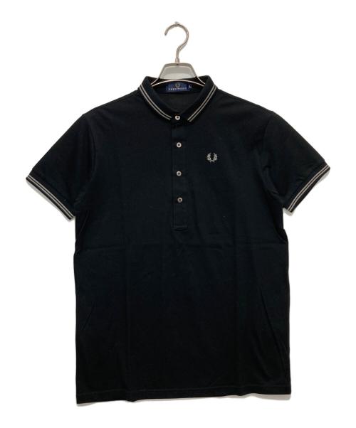 FRED PERRY（フレッドペリー）FRED PERRY (フレッドペリー) 銀ラメポロシャツ ブラック サイズ:Lの古着・服飾アイテム
