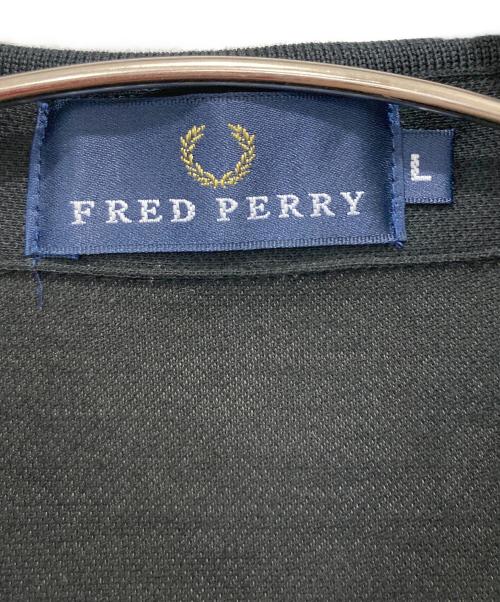 FRED PERRY（フレッドペリー）FRED PERRY (フレッドペリー) 銀ラメポロシャツ ブラック サイズ:Lの古着・服飾アイテム