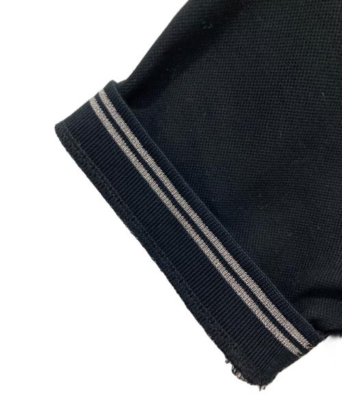 FRED PERRY（フレッドペリー）FRED PERRY (フレッドペリー) 銀ラメポロシャツ ブラック サイズ:Lの古着・服飾アイテム