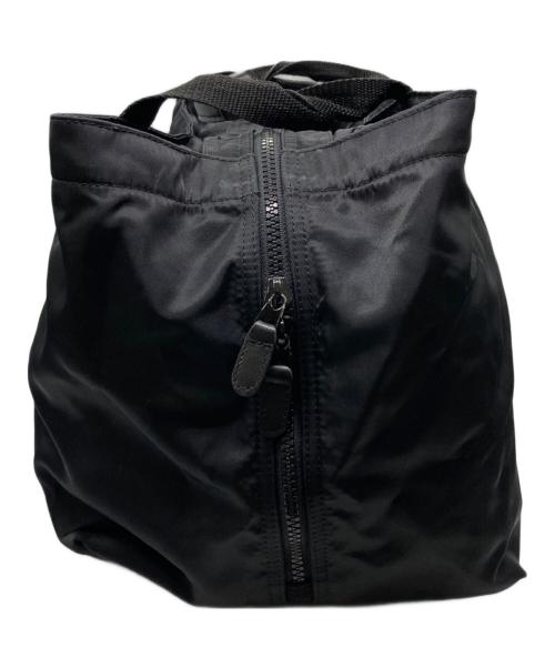 JIL SANDER（ジルサンダー）JIL SANDER (ジルサンダー) ナイロンハンドバッグ ブラックの古着・服飾アイテム