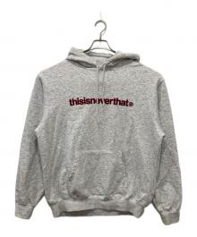 thisisneverthat（ディスイズネバーザット）の古着「プルオーバーパーカー」｜グレー