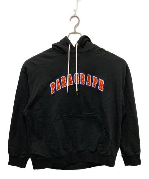 paragraph（パラグラフ）Paragraph (パラグラフ) プルオーバーパーカー ブラック サイズ:2の古着・服飾アイテム