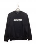 F.C.R.B.エフシーレアルブリストル）の古着「オーセンティック ロゴクルーネック スウェット」｜ブラック