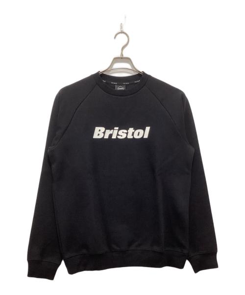 F.C.R.B.（エフシーレアルブリストル）F.C.R.B. (エフシーレアルブリストル) オーセンティック ロゴクルーネック スウェット ブラック サイズ:M 未使用品の古着・服飾アイテム