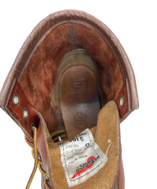 RED WING（レッドウィング）RED WING (レッドウィング) Heritage 6inch MOC Toe ブラウン サイズ:26ｃｍの古着・服飾アイテム