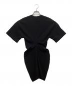 ALEXANDER WANGアレキサンダー・ワン）の古着「ドレープ ミニ ドレス」｜ブラック