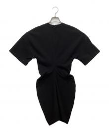 ALEXANDER WANG（アレキサンダー・ワン）の古着「ドレープ ミニ ドレス」｜ブラック