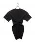 ALEXANDER WANG (アレキサンダーワン) ドレープ ミニ ドレス ブラック：17000円