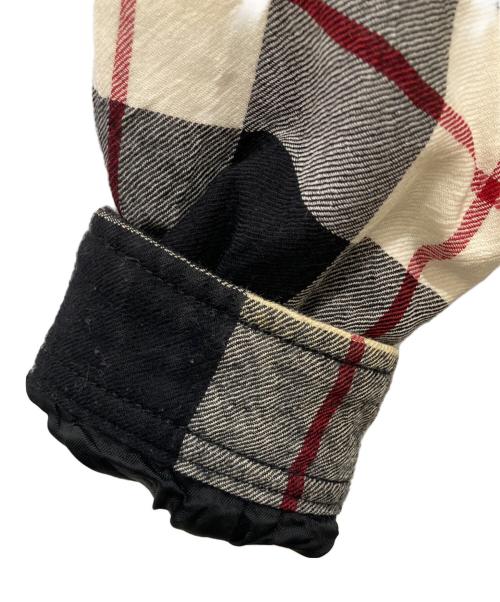 MIU MIU（ミュウミュウ）MIU MIU (ミュウミュウ) チェックジャケット ベージュ サイズ:36の古着・服飾アイテム