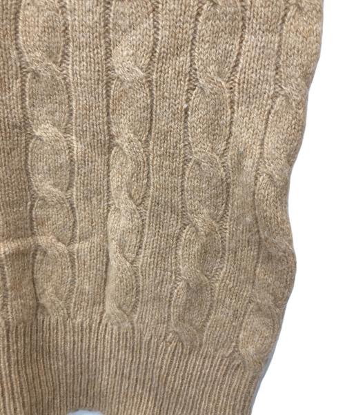 POLO RALPH LAUREN（ポロ・ラルフローレン）POLO RALPH LAUREN (ポロ・ラルフローレン) カシミヤウールニット ベージュ サイズ:XSの古着・服飾アイテム