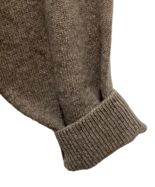 BALENCIAGA（バレンシアガ）BALENCIAGA (バレンシアガ) ロゴ刺繍タートルネック ベージュ サイズ:XSの古着・服飾アイテム