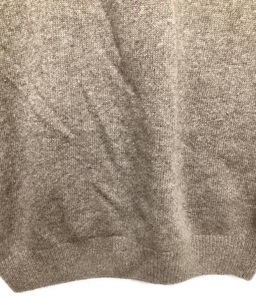 BALENCIAGA（バレンシアガ）BALENCIAGA (バレンシアガ) ロゴ刺繍タートルネック ベージュ サイズ:XSの古着・服飾アイテム