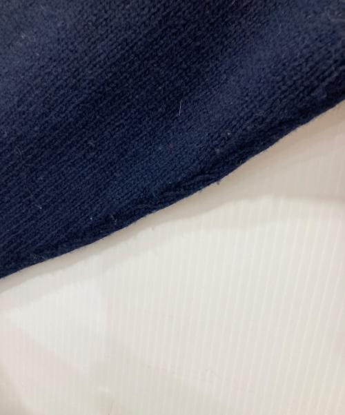 MIU MIU（ミュウミュウ）MIU MIU (ミュウミュウ) タートルネックニット レッド×ネイビー サイズ:40の古着・服飾アイテム