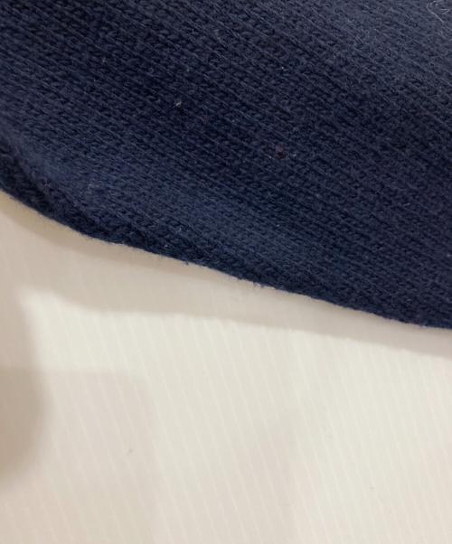 MIU MIU（ミュウミュウ）MIU MIU (ミュウミュウ) タートルネックニット レッド×ネイビー サイズ:40の古着・服飾アイテム