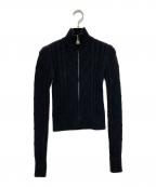 KITHキス）の古着「ドライバーズニット」｜ブラック