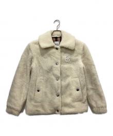 BURBERRY LONDON（バーバリーロンドン）の古着「ボアジャケット」｜ベージュ