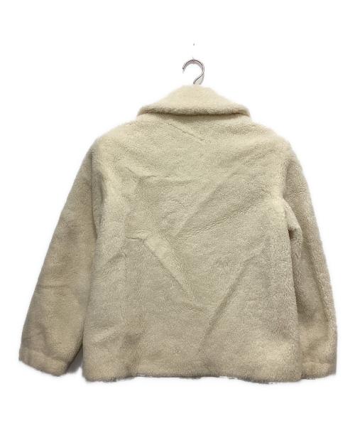 BURBERRY LONDON（バーバリーロンドン）BURBERRY LONDON (バーバリーロンドン) ボアジャケット ベージュ サイズ:UK4の古着・服飾アイテム