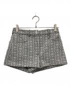 GIVENCHYジバンシィ）の古着「ショートパンツ」｜ブラック×ホワイト