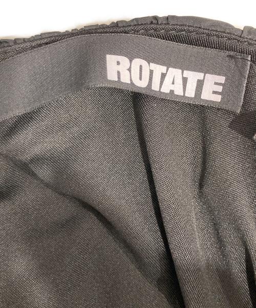 ROTATE（ロテート）ROTATE (ロテート) ROTATE ONE-SHOULDER PLEATED DRESS ブラック サイズ:US2の古着・服飾アイテム