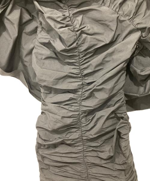 ROTATE（ロテート）ROTATE (ロテート) ROTATE ONE-SHOULDER PLEATED DRESS ブラック サイズ:US2の古着・服飾アイテム