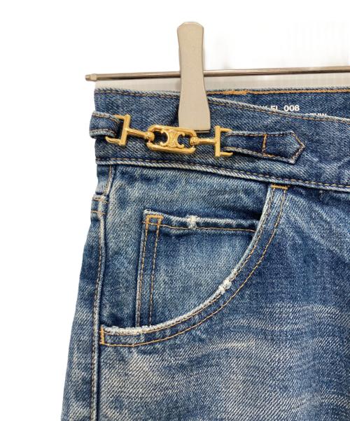 CELINE（セリーヌ）CELINE (セリーヌ) トリオンディランジーンズ インディゴ サイズ:W24の古着・服飾アイテム