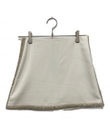 alice+olivia（アリスアンドオリビア）の古着「台形スカート」｜ホワイト