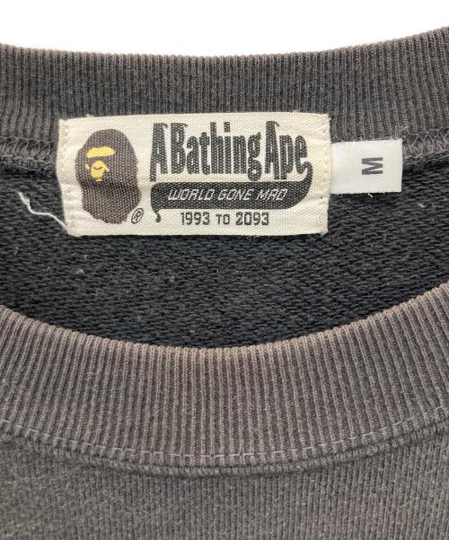 A BATHING APE（アベイシングエイプ）A BATHING APE (ア ベイシング エイプ) スウェット ブラック サイズ:Mの古着・服飾アイテム