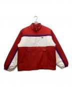 SUPREMEシュプリーム）の古着「Puffy Half Zip Pullover」｜ホワイト×レッド