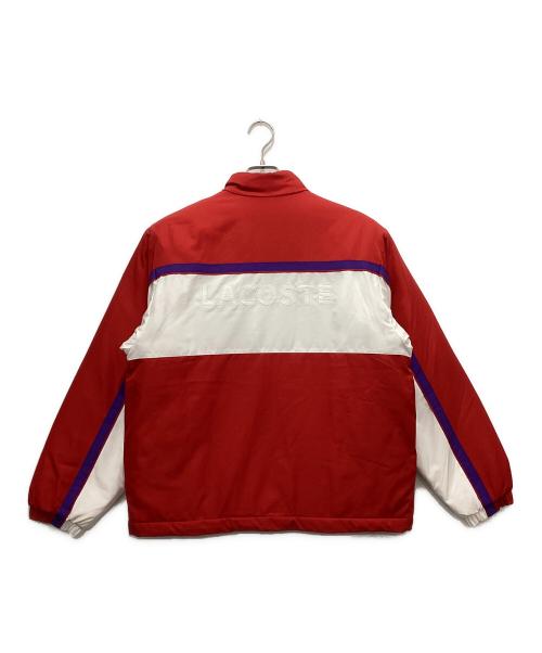 SUPREME（シュプリーム）SUPREME (シュプリーム) Puffy Half Zip Pullover ホワイト×レッド サイズ:Sの古着・服飾アイテム