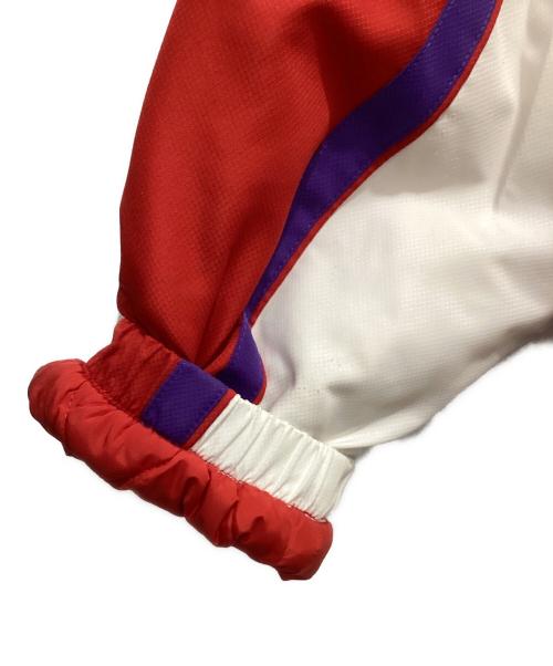 SUPREME（シュプリーム）SUPREME (シュプリーム) Puffy Half Zip Pullover ホワイト×レッド サイズ:Sの古着・服飾アイテム