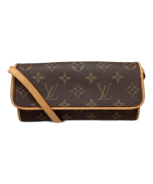 LOUIS VUITTON（ルイ ヴィトン）LOUIS VUITTON (ルイ ヴィトン) ポシェットツインPM ブラウンの古着・服飾アイテム